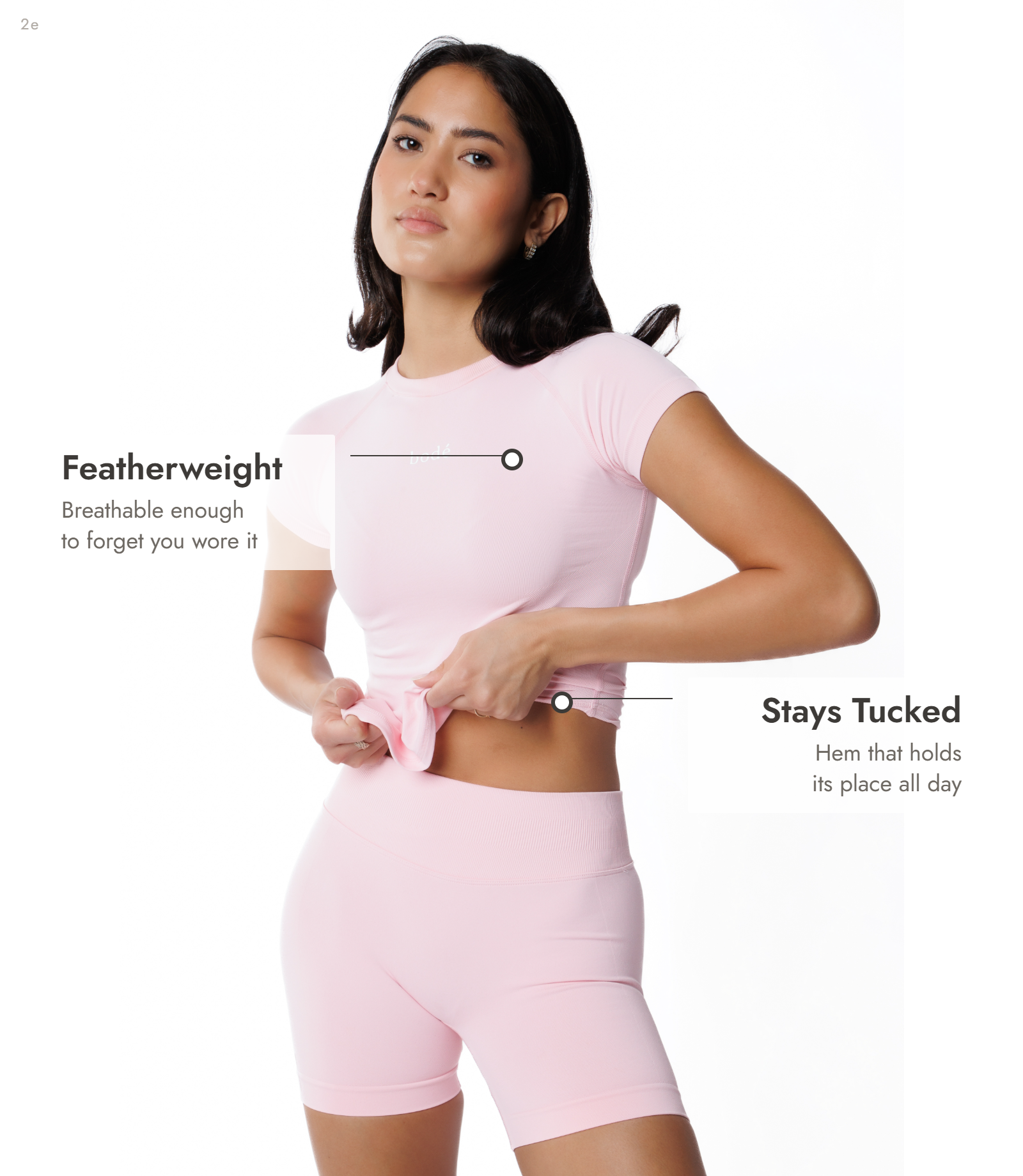 Bodé Seamless Contour Top – Sculpt Fit, Performance Stretch