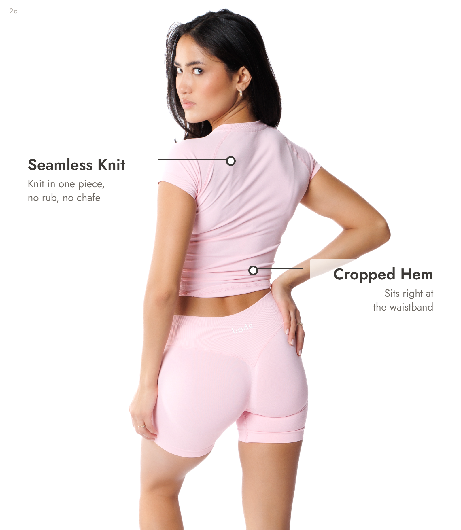 Bodé Seamless Contour Top – Sculpt Fit, Performance Stretch