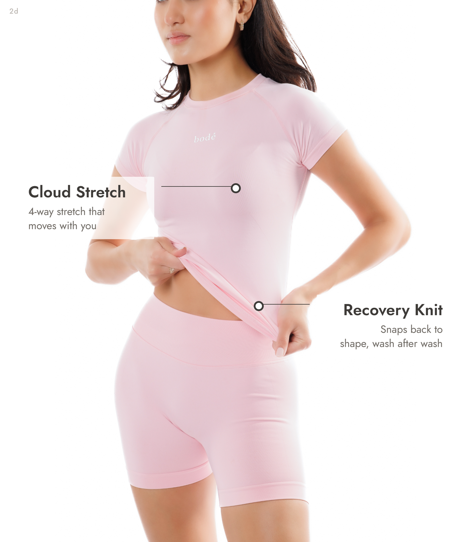 Bodé Seamless Contour Top – Sculpt Fit, Performance Stretch